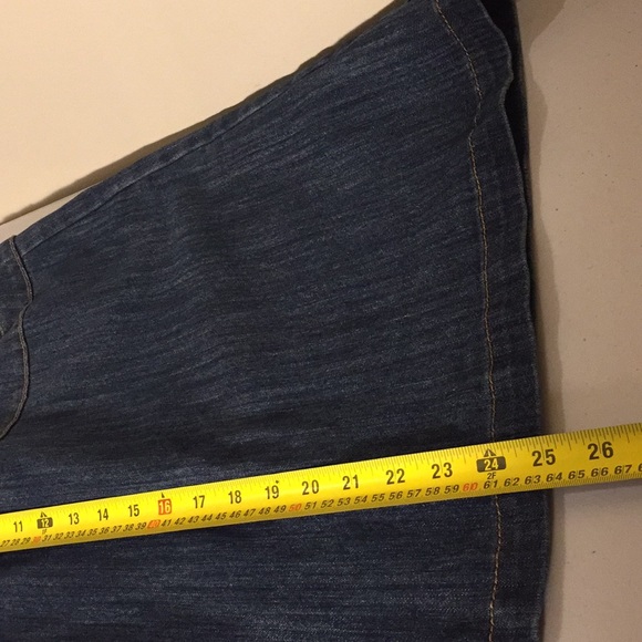 Thyme Maternity Casual Blue Denim Jean Skirt Size XL - Picture 10 of 12